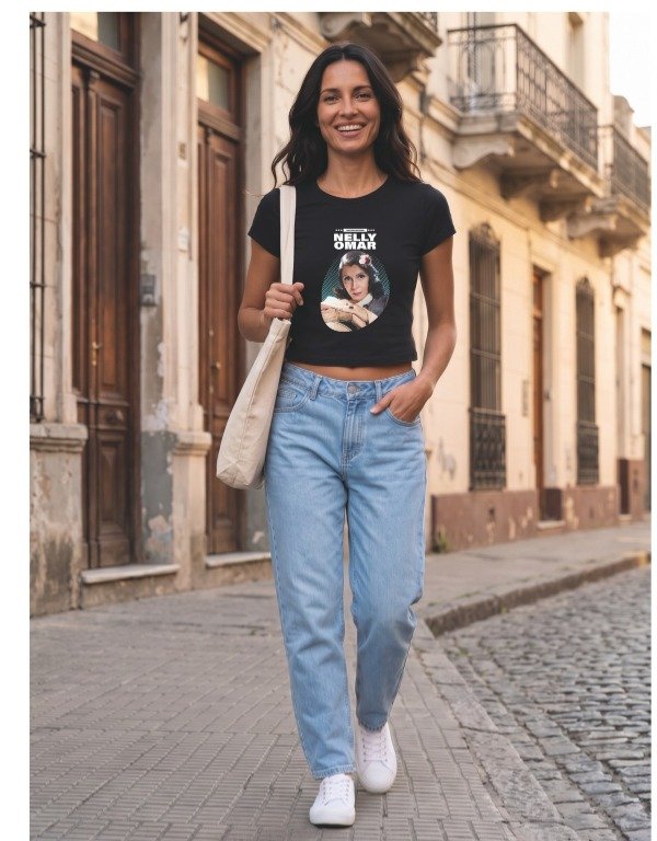 Producto - Remera Nelly Omar Cantora Nacional - Negra - 3