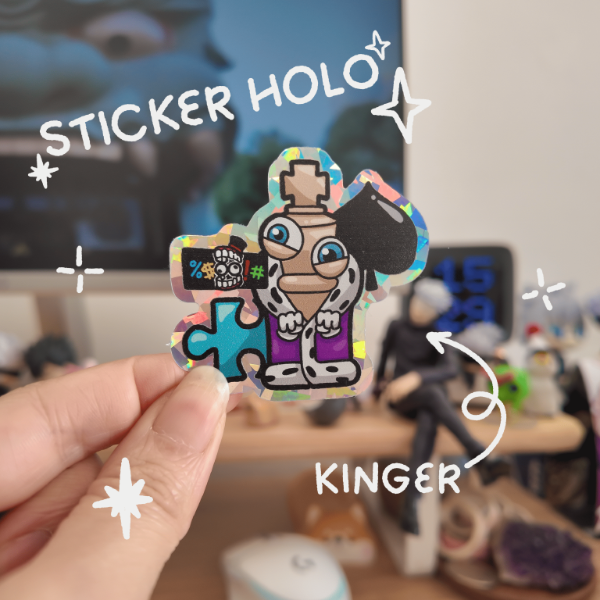 Producto - tadc sticker - kinger