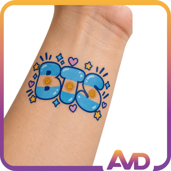 Producto - Tatuajes Temporales BTS - 0