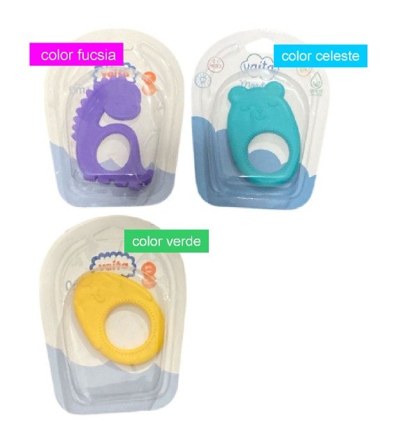 Producto - Mordillo De Animalitos Silicona Bebe 0m+ Vaita