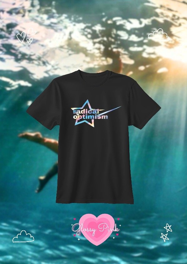 Producto - Remera Dua Lipa Estrella - VINILO TEXTIL HOLOGRAFICO