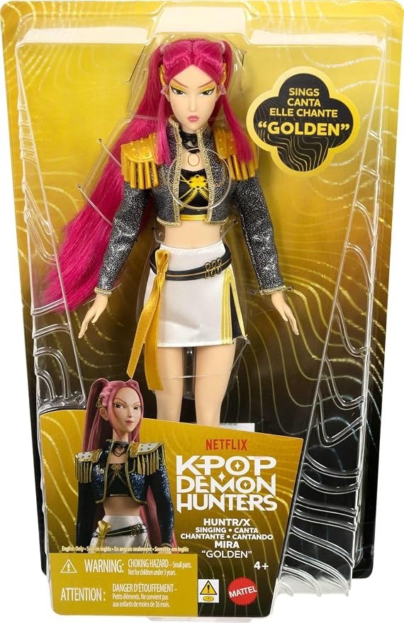 Producto - Kpop Demon Hunters Huntrix Mira Golden Con Sonido Mattel - 3