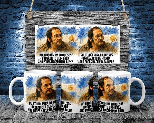 Producto - Pelotudo mirá lo que sos! Drogadicto de mierda [El Gitano][El Puntero]