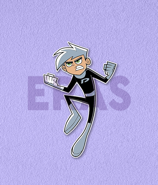 Producto - STICKERS UV - DANNY PHANTOM - MODO FANTASMA