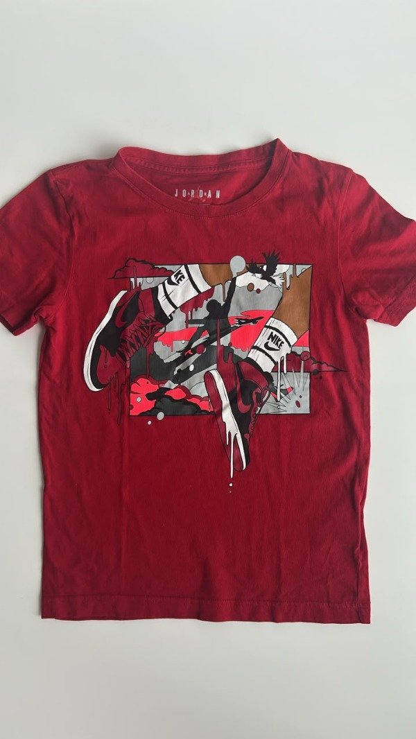Producto - Remera Roja Nike Jordan 8 años - 1