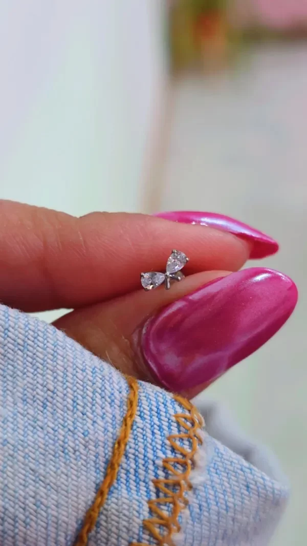Producto - Piercing labret moño TI - 0