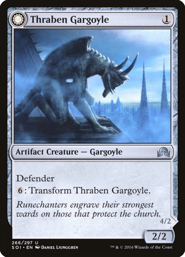 Producto - Thraben Gargoyle  Shadows over Innistrad
