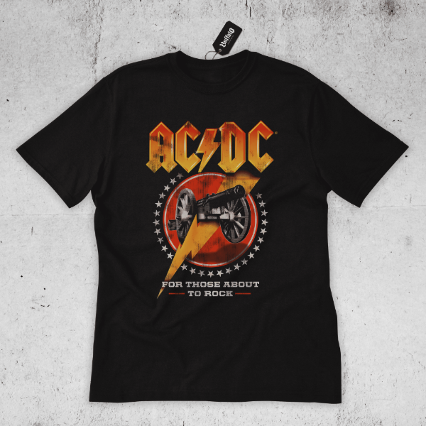 Producto - REMERA AC DC - FOR THOSE ABOUT TO ROCK