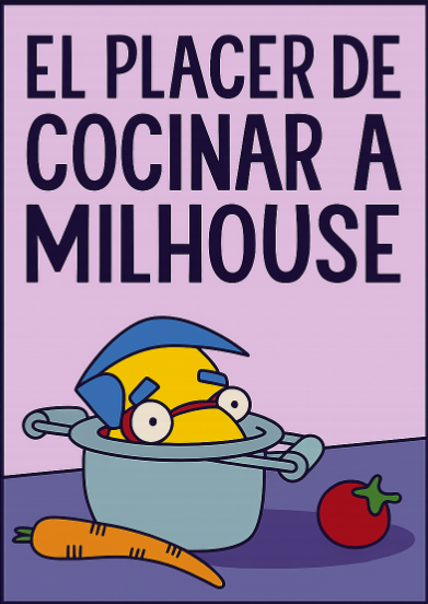 Producto - Sticker El placer de cocinar a Milhouse