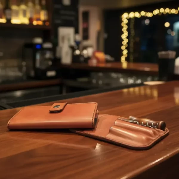 Producto - Billetera y porta sacacorchos