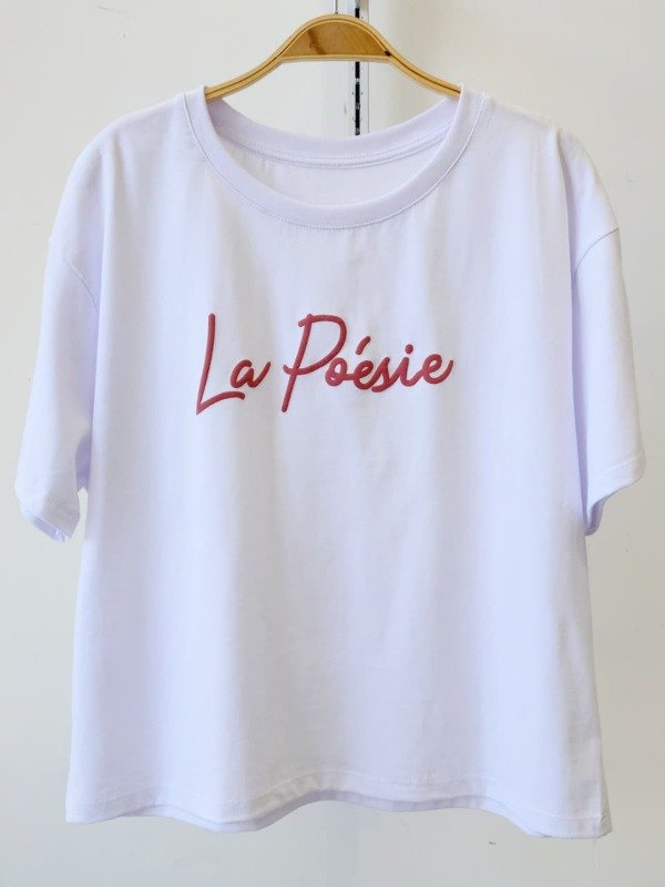 Producto - Remera Algodón 20/1 Estampa "La Poesie" (Art. 5877)