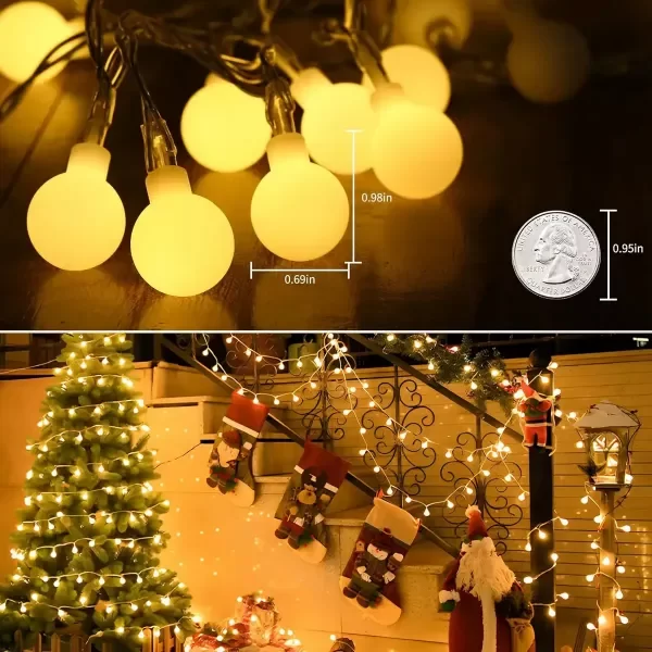 Producto - 13620 Guirnalda 136 Luces Bolita 20mts 220v Exterior Con Control - 6