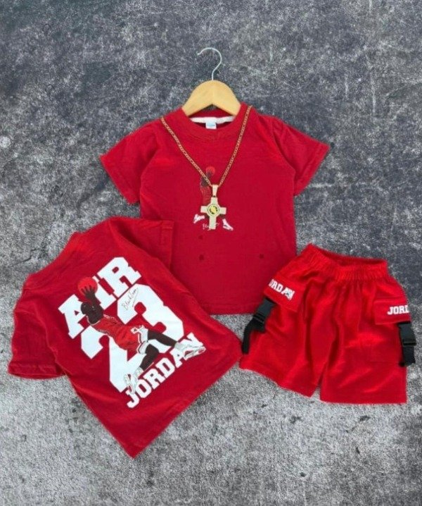 Producto - Conjunto jordan algodón rojo