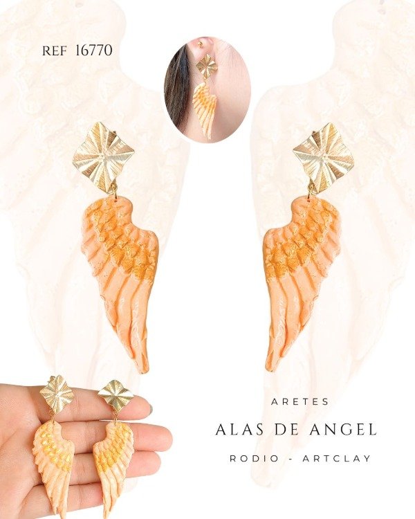 Producto - ARETES ALAS DE ANGEL REF 16770