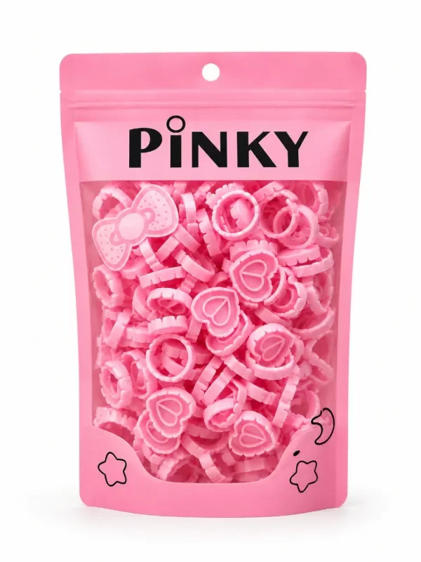 Producto - ANILLOS CON RANURAS X 100U PINKY