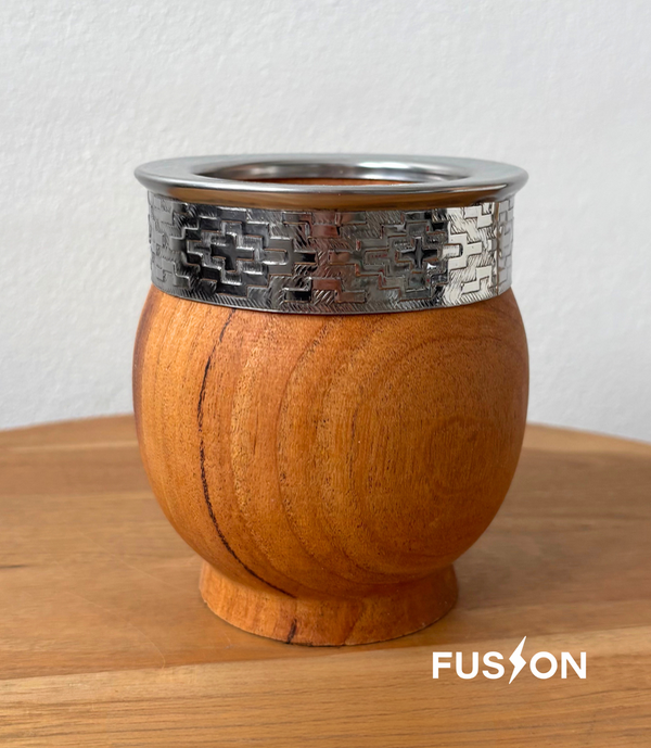 Producto - Mate Imperial de Algarrobo - Virola de Acero