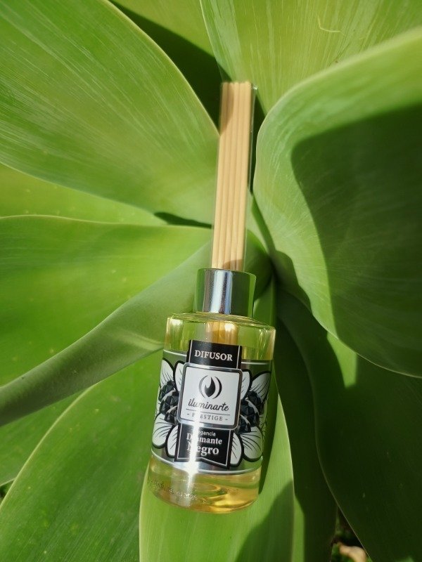 Producto - Difusor de varillas Diamante negro - Iluminarte India-