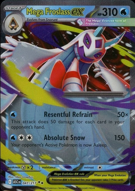 Producto - Mega Froslass ex (047/217) [Mega Evolution: Ascended Heroes]