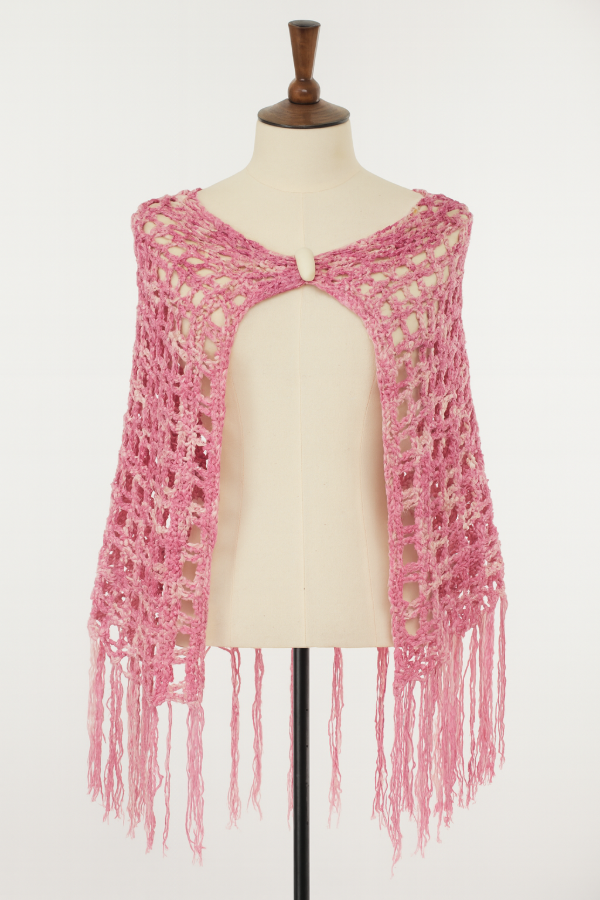 Producto - Poncho mediano rosa