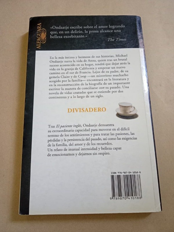 Producto - Divisadero - Michael Ondaatje - Alfaguara 2008 - 1