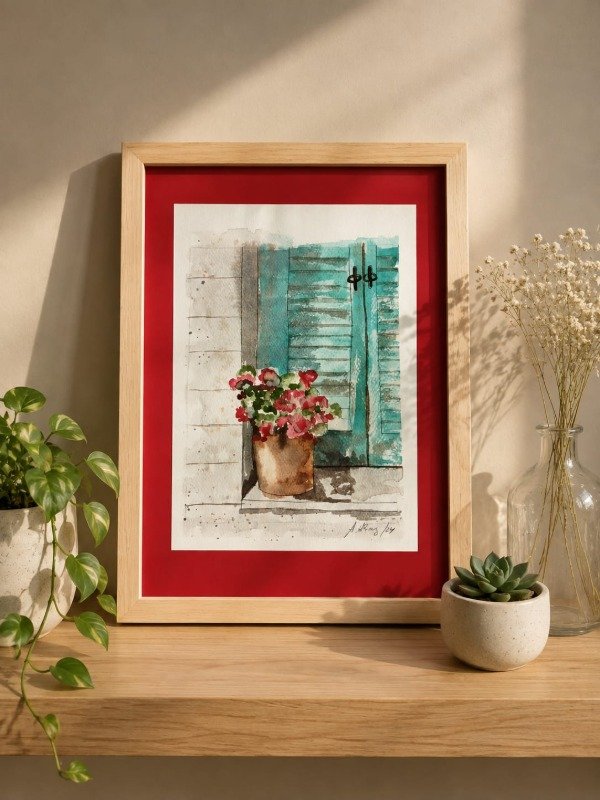 Producto - Acuarela ventana