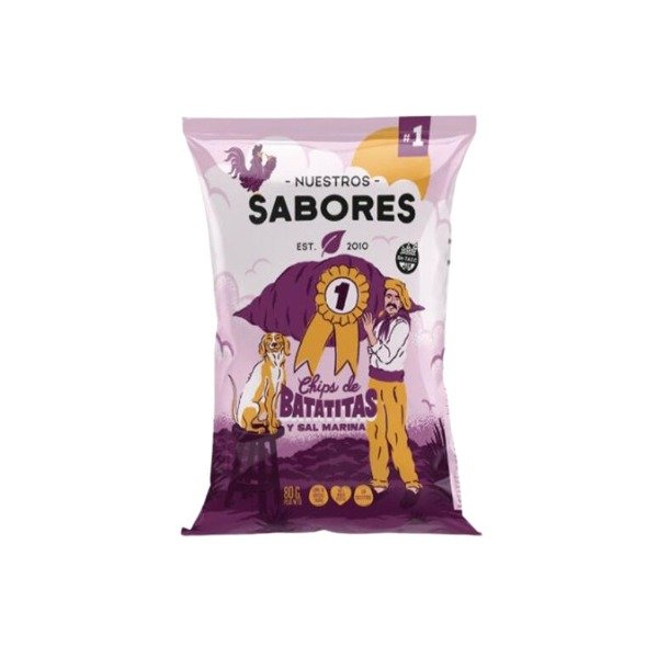 Producto - Chips de Batatas x 80g SIN TACC - Nuestros Sabores