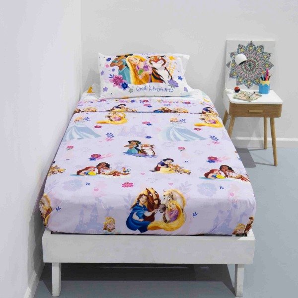 Producto - Sábanas 1 1/2 pl Princesas. Piñata