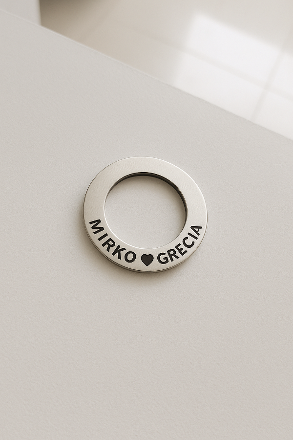 Producto - Arandela grabado láser personalizado