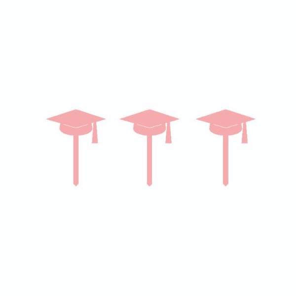 Producto - Cup Cake Toppers Egresado X3