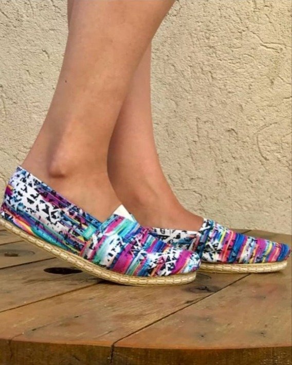 Producto - ALPARGATAS GABARDINA SUBLIMADA / Diseño Luxor