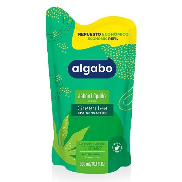 Producto - 6041 ALGABO JAB LIQ GREEN TEA DP 300