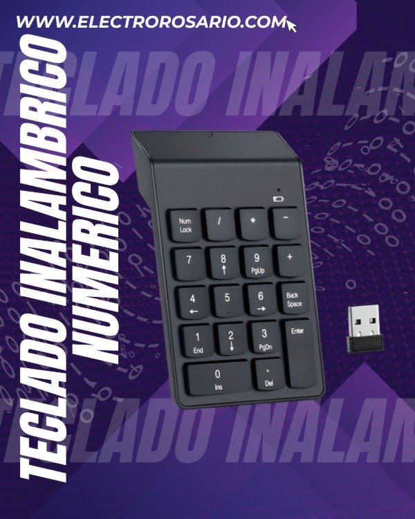 Producto - TECLADO INALAMBRICO NUMERICO
