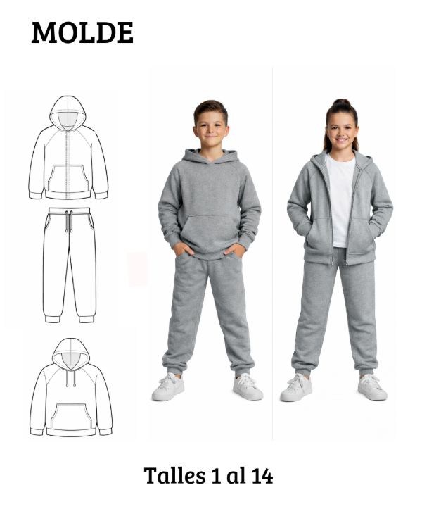 Producto - CONJUNTO KIDS manga ranglan