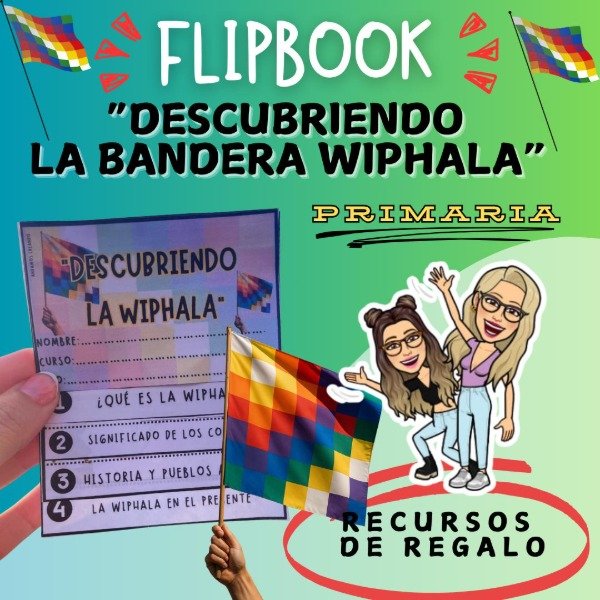 Producto - FLIPBOOK. LA BANDERA WIPHALA. PRIMARIA