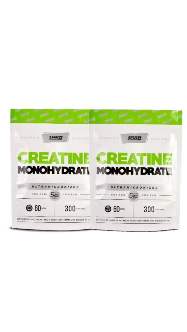 Producto - 2 CREATINAS DOY PACK 300gr c/u STAR NUTRITION
