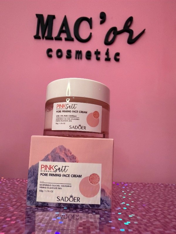 Producto - Crema facial con sal rosa y centella asiática Sadoer