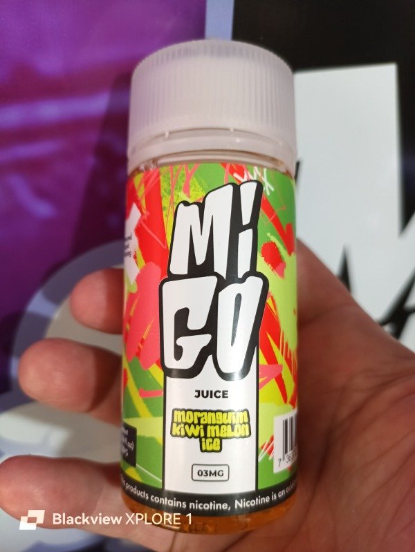 Producto - LIQUIDO MIGO (100 ML) - MORANGUIM KIWI MELON ICE 3MG