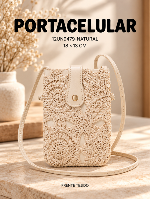 Producto - Porta celular tejido