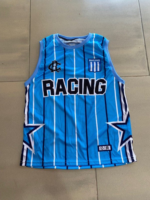 Producto - Musculosa de Racing celeste