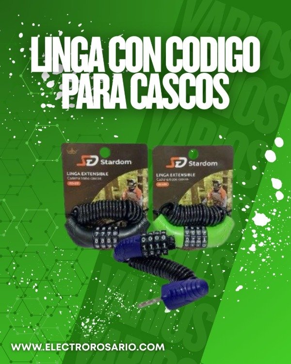 Producto - LINGA CON CODIGO P/CASCOS