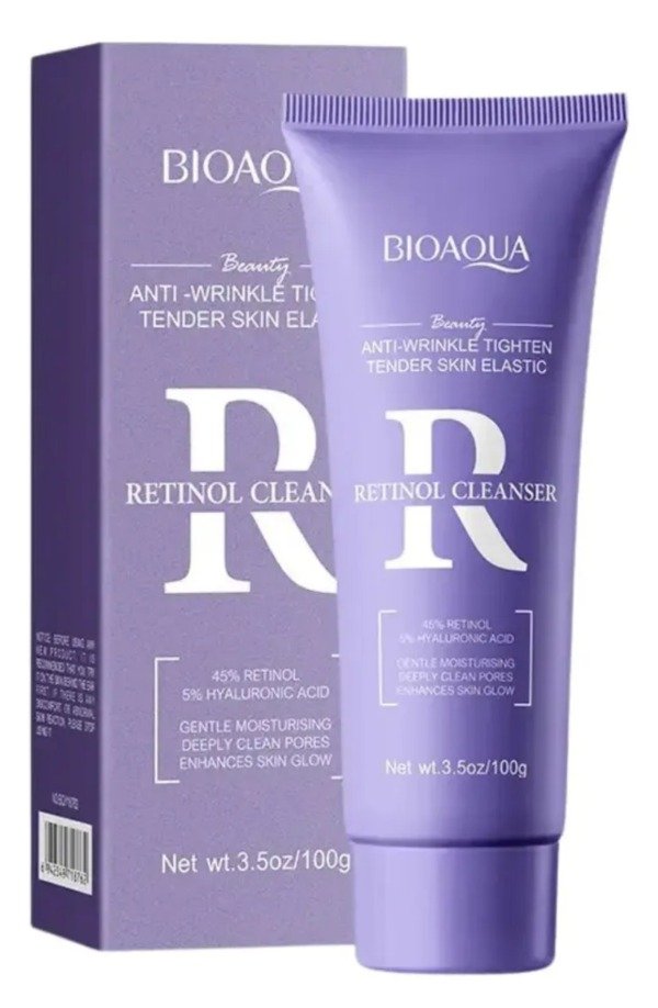 Producto - Limpiador Facial Bioaqua Retinol y Ácido Hialurónico 100g