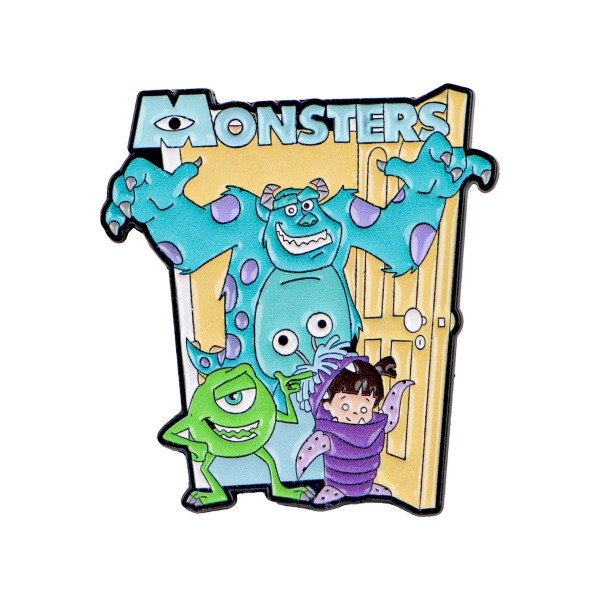 Producto - Pin Pixar - Monsters, Inc. - Sulley, Mike y Boo en la Puerta