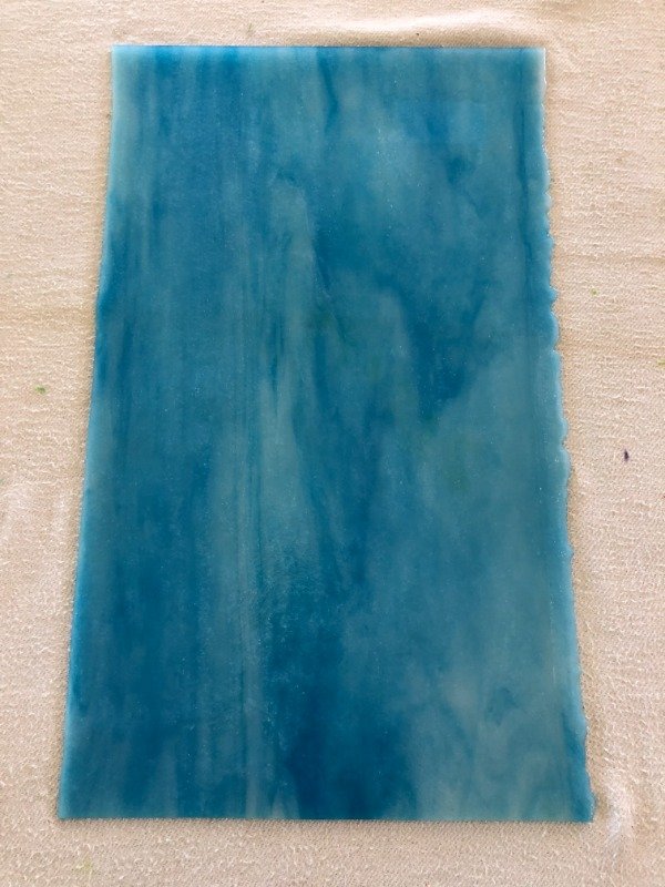 Producto - Vidrio importado color Sky blue azul cielo 1060