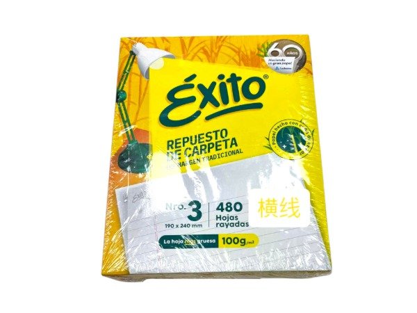 Producto - REPUESTO HOJA RAYADA N3 X480