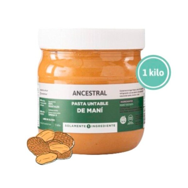 Producto - Pasta de Mani x 1kg ANCESTRAL