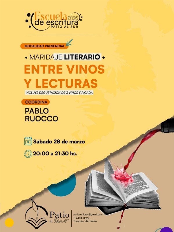 Producto - ENTRE VINOS Y LECTURAS: MARIDAJE LITERARIO II