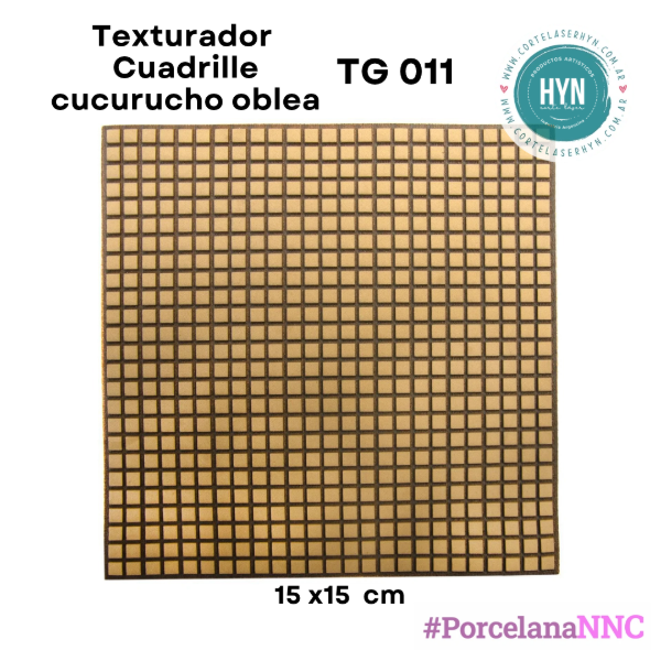 Producto - Texturador  Cuadrille cucurucho oblea TG 011