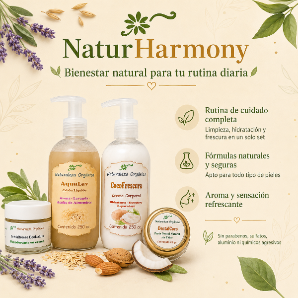 Producto - Kit NaturHarmony - Bienestar Natural para tu Rutina Diaria - 1