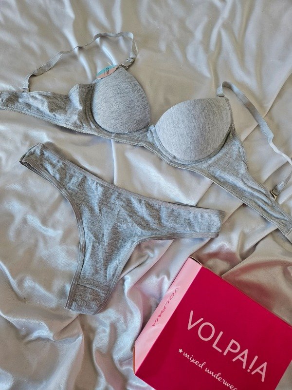 Producto - CONJUNTO DE ALGODON VOLPAIA (A13 C) GRIS
