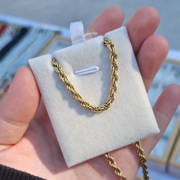 Producto - Cadena golden trenzada